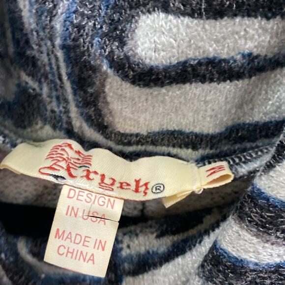 Aryeh women’s size Medium loose neck sleeveless print tunic top - Picture 2 of 5